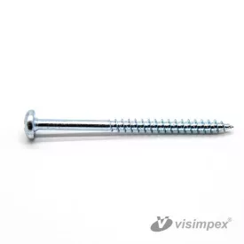 D-fejű faforgácslap csavar PZ, horganyzott 5x70 - 200 db