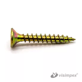   Süllyesztett fejű forgácslapcsavar Torx, sárga 5x120/200 db
