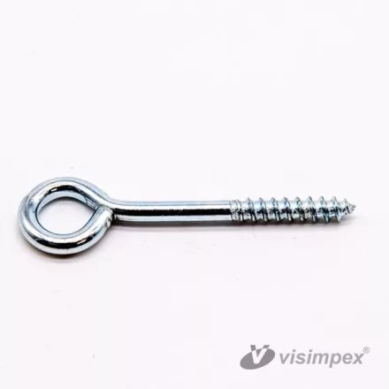 Szemescsavar, famenetű, horganyzott 4x60 - 100 db