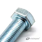 Hatlapfejű tövigmenetes csavar DIN 933 8.8, horganyzott 16x40/50 db
