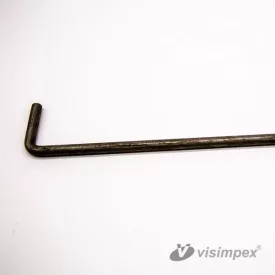 Szelemen csavar, natúr 16x450 - 10 db