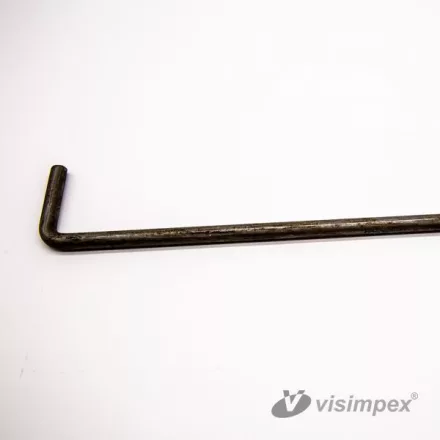 Szelemen csavar, natúr 16x450 - 10 db