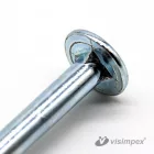 Kapupánt csavar MSZ 2323, horganyzott 10x100 - 50 db