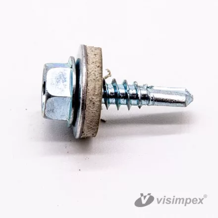 Hatlapfejű lemezcsavar DIN 7504K EPDM, horganyzott 4,8x25/250 db