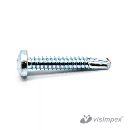D-fejű önfúró lemezcsavar DIN 7504N, horganyzott 4,2x19/1000 db