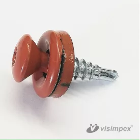 Lencsefejű sorolócsavar, festett 4,8x35, RAL9005 - 250 db