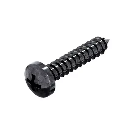 DIN 7981F D-fejű lemezcsavar PZ fekete horganyzott 4,2x13/1000 db