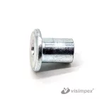 Laposfejű bútoranya, horganyzott M6x12 - 500 db