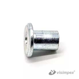 Laposfejű bútoranya, horganyzott M6x12 - 500 db