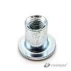 Laposfejű bútoranya, horganyzott M6x12 - 500 db