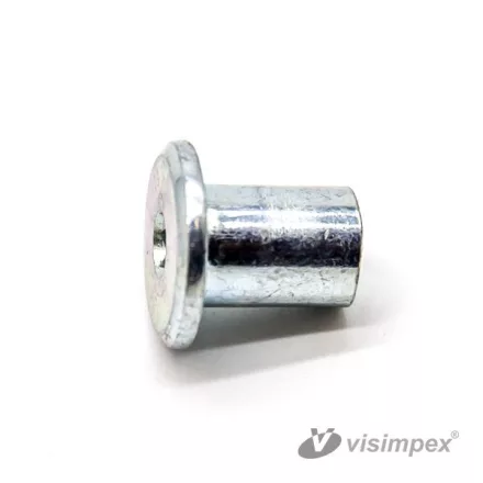 Laposfejű bútoranya, horganyzott M6x15 - 500 db