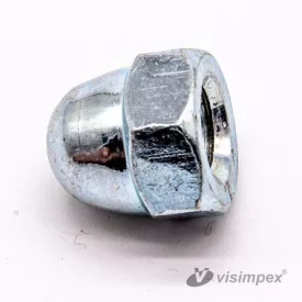 Magasan zárt anya DIN 1587, horganyzott M16 - 100 db