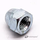 Magasan zárt anya DIN 1587, horganyzott M20 - 50 db