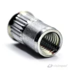 Hengeres fejű acél szegecsanya mikroperemes horganyzott M6/1000 db