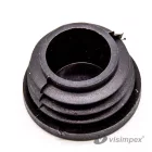 Műanyag záródugó csőhöz 6/4”, fekete - 50 db