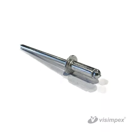 Félgömbfejű húzószegecs alu-acél, horganyzott 4,8x24/250 db