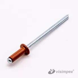   Félgömbfejű húzószegecs alu-acél, 3,2x6, RAL9010/1000 db