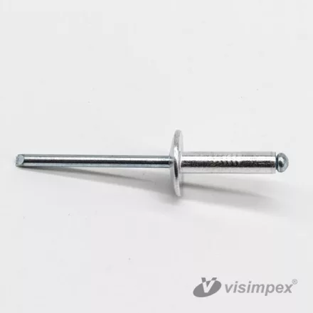 Extra nagyfejű húzószegecs alu-acél, horganyzott 4,8x10/400 db