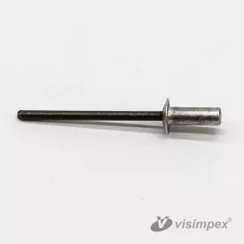   Zárt félgömbfejű húzószegecs alu-acél, horganyzott 3,2x8/1000 db