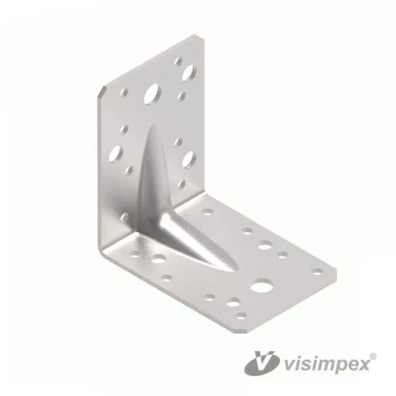 Erősített sarokösszekötő 90x90x65x2,5 - 50 db