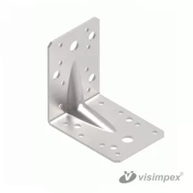 Erősített sarokösszekötő 120x120x90x3,0 - 25 db