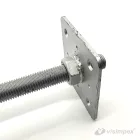 Oszloptartó rejtett rögzítésű, fix anyával állítható, csavarozható 110x110x250