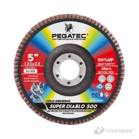   Lamellás csiszoló, kerámia szemcsés PEGATEC 125 P60 - 5 db