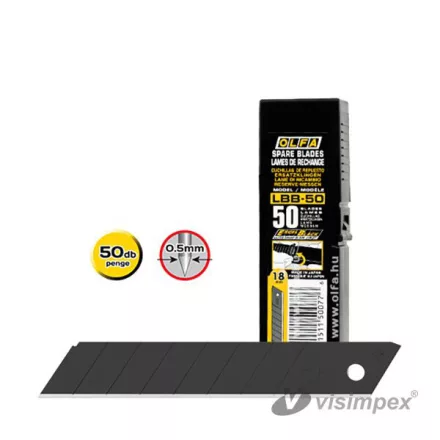 Olfa LBB-50 penge 18mm (50 db/csomag) (OLFA)