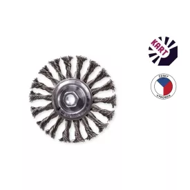 Tárcsakefe flexre, sodrott 125xM14 0,4 mm, acél