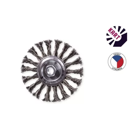 Tárcsakefe flexre, sodrott 125xM14 0,4 mm, acél