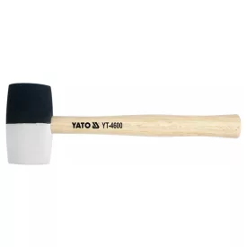Gumikalapács fekete-fehér (YATO) 780